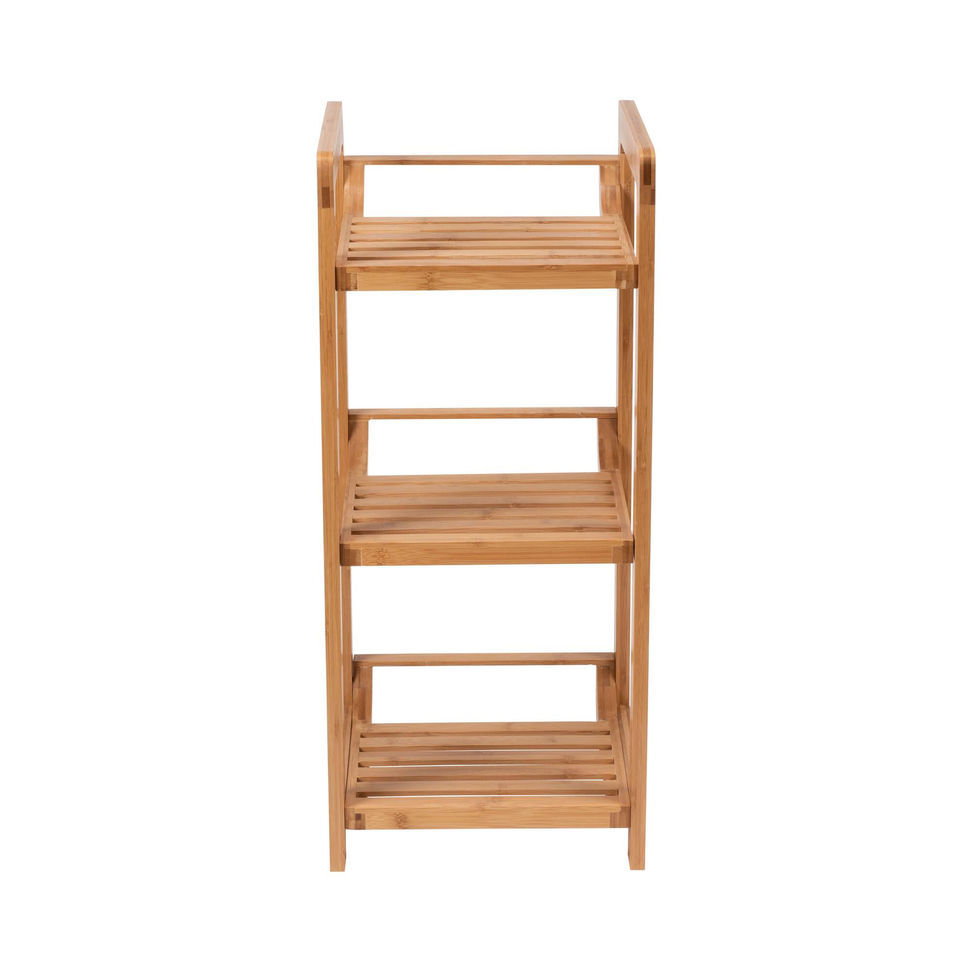 Organize It All 28" Lohas 3-Tier Bamboo Shelving Tower